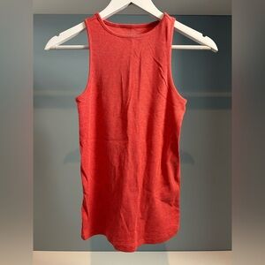 LOFT tank top. Size XS. Cotton/spandex blend. Reddish/orange color. Soft!